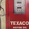 American Art Décor™ 23.5" Vintage Texaco Motor Oil Gasoline Pump Embossed Metal Sign